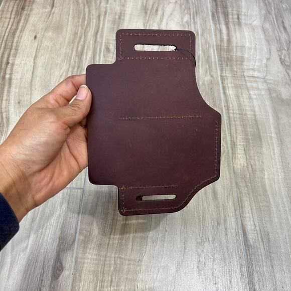 Rolfs Multitool Brown Sheath for Belt, Leather EDC Pocket Organizer for Men - Picture 7 of 11